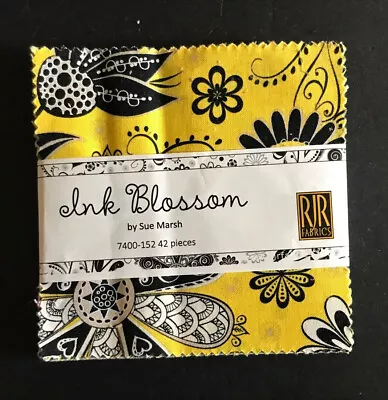 RJR Charm Pack: Ink Blossom By Sue Marsh - Unopened - AWK2 • $12