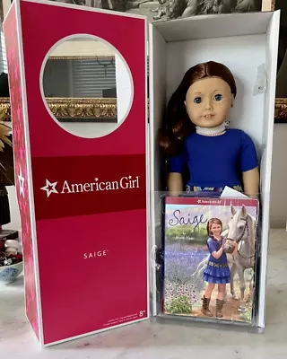 SAIGE American Girl Doll GIRL OF THE YEAR 2013 RARE RETIRED NEW NEVER OPENED • $411.07