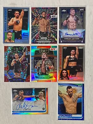 (x8) Card UFC Lot: Auto Serial Numbered Parallels Inserts Champs! • $29.50