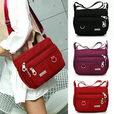 $22.76 • Buy Travel Multi Pocket Shoulder Bag Cross Body Bags Handbag Messenger Bags