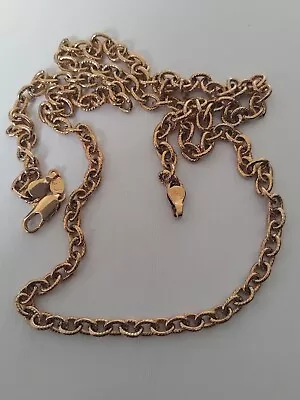 Xuping 18K Gold Plated Chain Necklace 60cm • £4.50