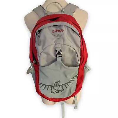 Osprey Kids Jet 18 Backpack Red Gray Hiking Pack 1080cu • $22