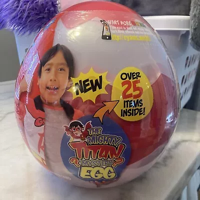 Ryans World The Mighty Titan Universe Giant Mystery Egg New Sealed Red Item 7999 • $35