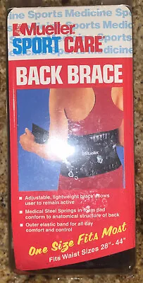 Mueller Sport Care Adjustable Back Brace One Size Fits Most New • $11.99