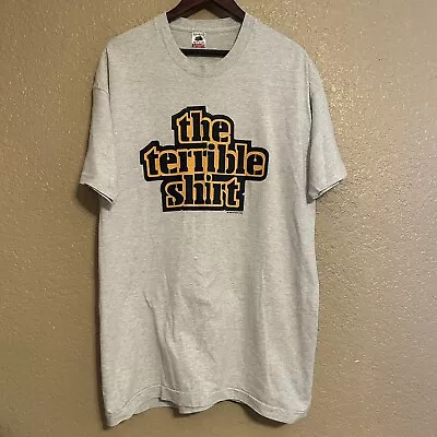 Vintage 90’s Pittsburgh Steelers The Terrible Towel Single Stitch T-Shirt Sz 2XL • $24.99