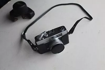 1960's KONICA EE MATIC S Rangefinder 35mm Film CAMERA Hexanon Lens In Case RETRO • $33