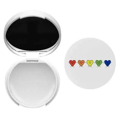 'Rainbow Happy Love Heart Friends' Lip Balm With Mirror (BM00029173) • £4.99