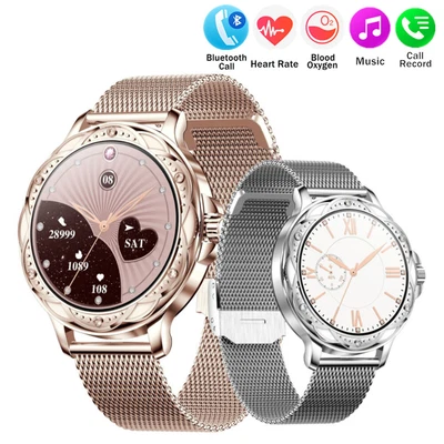 $69.58 • Buy New Women Fashion Smart Watch Heart Rate Blood Pressure Sleep Monitor