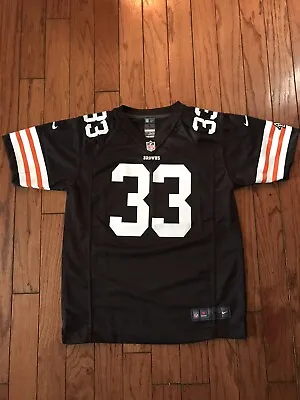 $25 • Buy Nike Cleveland Browns Trent Richardson NFL On Field Jersey NEW Youth Large