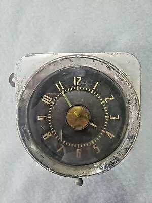 Antique Automotive Accessory Vintage Geo. W. Borg Corp. Automobile Dash Clock • $39.95