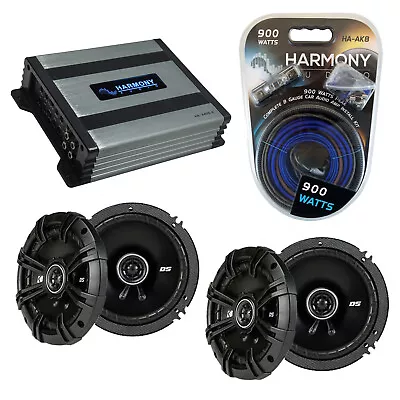 Fits Volkswagen Beetle 2012-2014 Speaker Upgrade Kicker (2) DSC65 HA-A400.4 Amp • $247.99