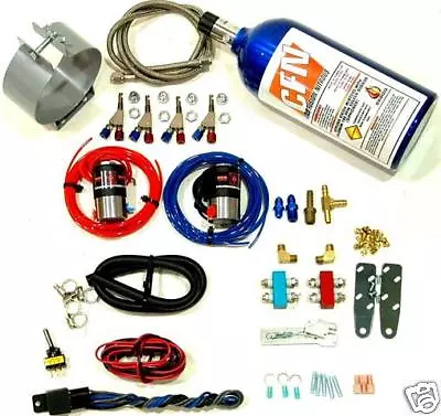 MOTORCYCLE NITROUS OXIDE WET KIT 4 Cyl NOS Nitrous Kit NEW  • $636.45