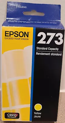 Original Genuine Epson 273 Yellow Ink Cartridge XP820 XP600 XP610 XP800 05/2024 • $9.90