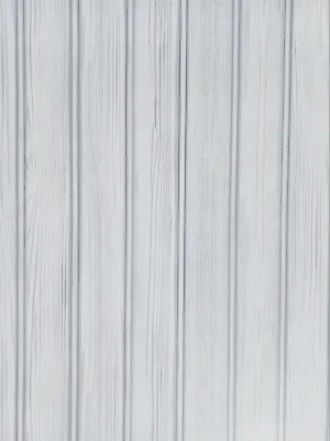 $27.25 • Buy White Beadboard With Grey Woodgrain Wallpaper 93719M