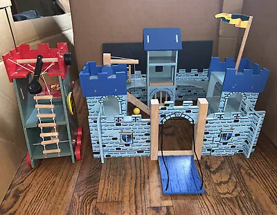 $55 • Buy Le Toy Van Excalibur Wooden Castle Play Set