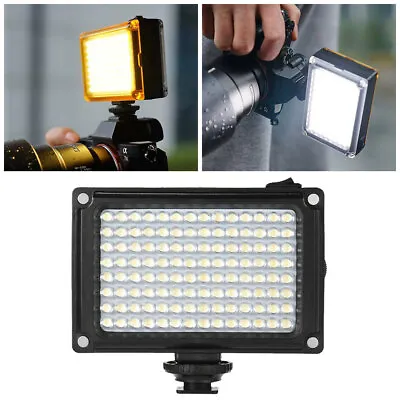 Bright 96 LEDs Studio Video Light For DSLR Camera UK Camcorder Photography Photo • £13.12