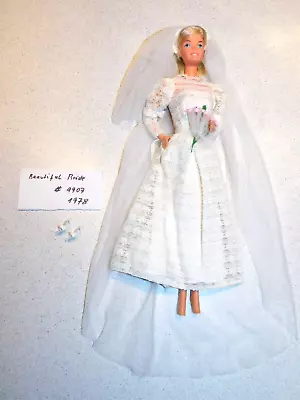 Barbie:  VINTAGE Blonde 1976 BEAUTIFUL BRIDE Doll W/Superstar Face NO BOX! • $245