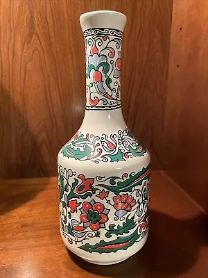 Vintage Porcelain Hand Painted MATAXA Liquor Decanter From Greece Beautiful • $35