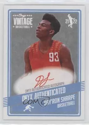 2021-22 Onyx Vintage Red Ink Auto /25 Day'Ron Sharpe #VADS Rookie Auto RC • $14.34