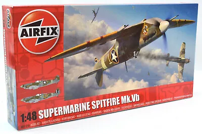 Airfix Supermarine Spitfire Mk.Vb 1:48 Scale Plastic Model Plane Kit A05125A • $29.99