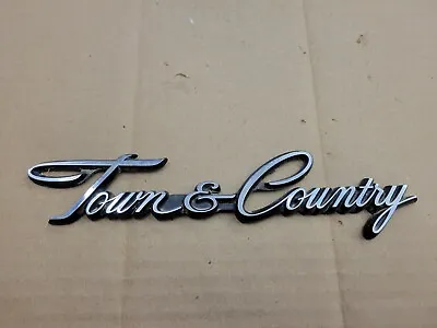 Chrysler OEM Town & Country Vintage Script Emblem Badge Logo Nameplate Insignia • $34.99