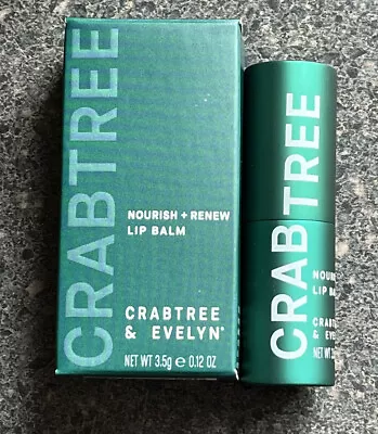 Crabtree & Evelyn - NOURISH + RENEW LIP BALM - 0.12 Oz (3.5 G) NIB Magnet Tube • $15.29