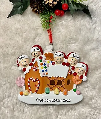 Personalised Family Christmas Tree Decoration Gift 2-6 People Christmas 2023 • £10.95