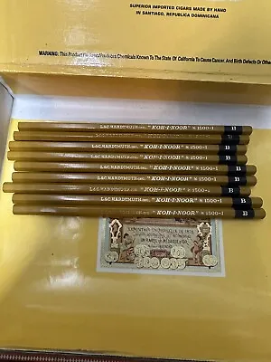 KOH-I-NOOR L&C Hardtmuth Vintage Drawing Pencils 1500-I/B Made Of USA • $1