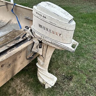 1960s Mercury 6hp Twin Cylinder  Merc 60 Outboard (turns Over Little Damage) • $350