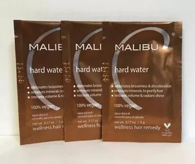 Malibu C Hard Water Hair Demineralizer Treatment 3 Pack Wellness Hair Remedy  • $14.89