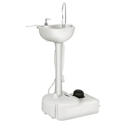 Portable Camping Sink 17L Water Capacity Hand Wash Basin Stand With Towel Holder • £59.95