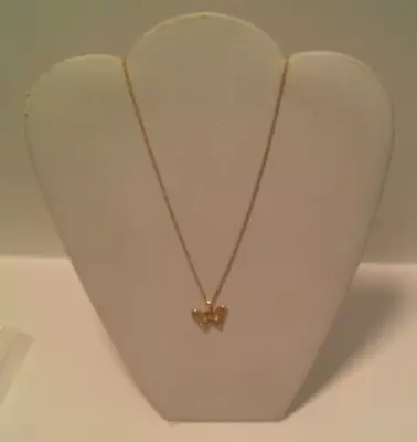 Vintage Sarah Coventry Gold- Tone Butterfly Necklace- 18 L • $10.24