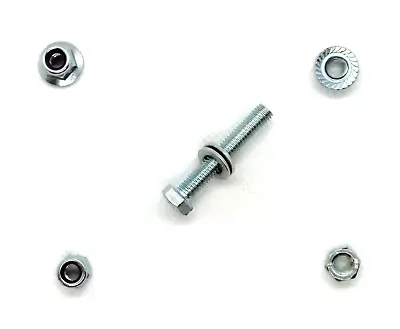 Hex Bolt & Nut & 2 Washers SETS. M5 M6 M8 M10 BZP Zinc With Nuts Of Your Choice. • £2.39
