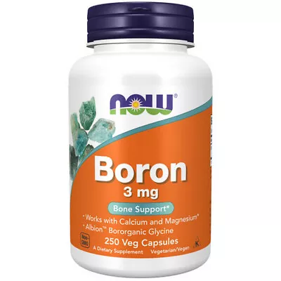 Boron 3 Mg 250 Caps By Now Foods • £22.07