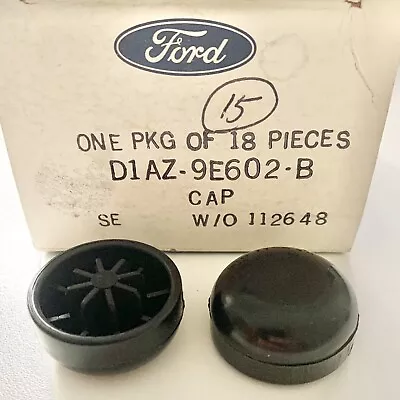 NOS New Ford Fuel Vapor Canister Caps Set Of 2 For 79-93 Mustangs D1AZ-9E602-B • $32.99