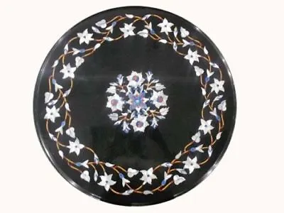 15  Semi Precious Stones Marble Handicraft Floral Inlay Table Top • £241.75