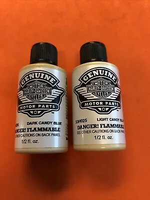 Harley Davidson Touchup Paint 94275 VRod Candy Blue 33H024  2 Bottle Set • $24.99