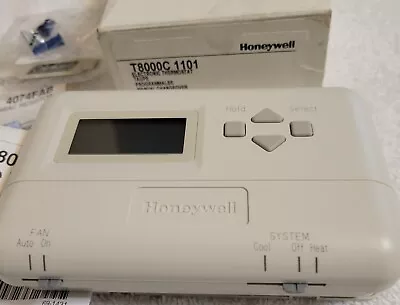 Honeywell T8000c 1100 Electronic Thermostat Programmable 6et03701124 (nos) • $29.95