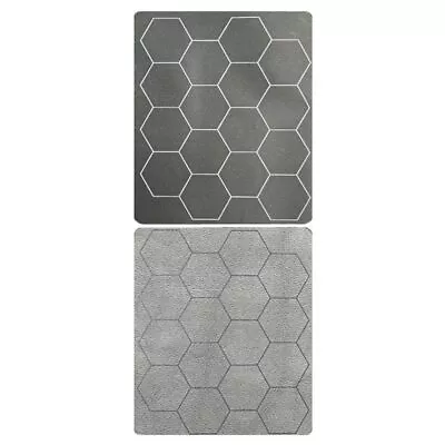 Chessex Play Mat – Mat: 1” Hex 2 Sided Black/Grey Megamat (Two Color Mat) - Smoo • $48.92
