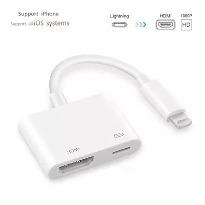 1080P HDMI Cable Digital HDTV Adapter For Apple IPhone XR/XS 8 7 6 • $8.20