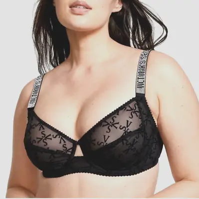 THE FABULOUS By VICTORIA'S SECRET VERY SEXY SHINE STRAP FULL CUP BRA 36 D • $39.50