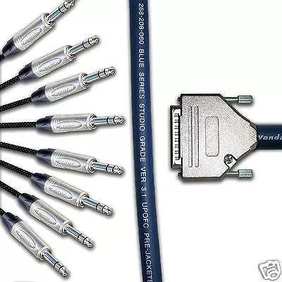 £103.73 • Buy 25 Pin D Sub To TRS Jack Cable. Serial Db-25 Van Damme Multicore Snake Loom Lead