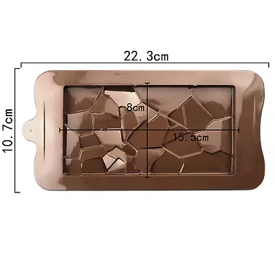 £2.85 • Buy 3D Silicone Chocolate Mould Cake Candy Soap Wax Melt Mold Jelly Ice Cube Tray UK