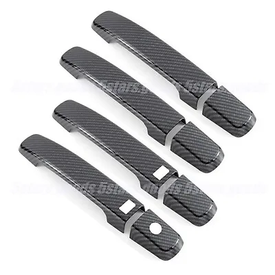 Glossy Carbon Fiber Cover Trim For 09-13 Infiniti G G37 Side Smart Door Handle • $32