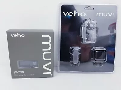 Veho MUVI Pro Mini Micro DV Camcorder 640x480 Resolution W/ Waterproof Case NEW • $79.99