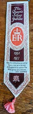 £4.99 • Buy Cash's Woven Silk 👸 SILVER JUBILEE Bookmark EXCELLENT CONDITION!! C20 