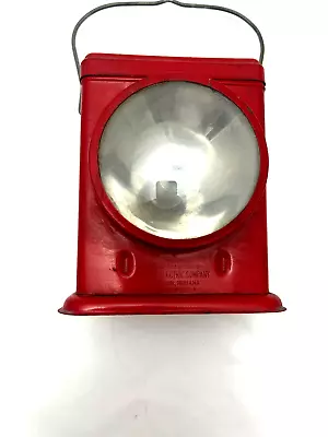 Vintage 1940 Delta Red Bird DRY CELL Electric Lantern • $80