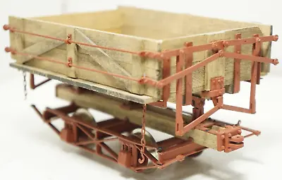 Precision Scale Co. G Scale/45mm Wood/Brass Mining Dump Ore Tilting Car 98053-1 • $174.99