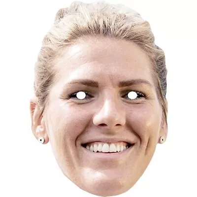 Millie Bright Football Celebrity Card Face Mask - Ready To Wear - Fancy Dress • £1.95