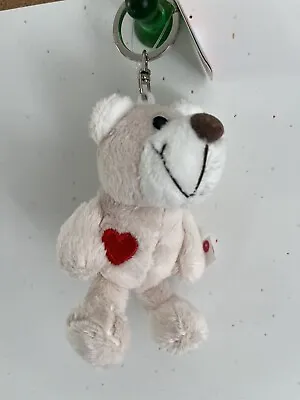 Nici Plush Keychain White Teddy Polar Bear • $9.99